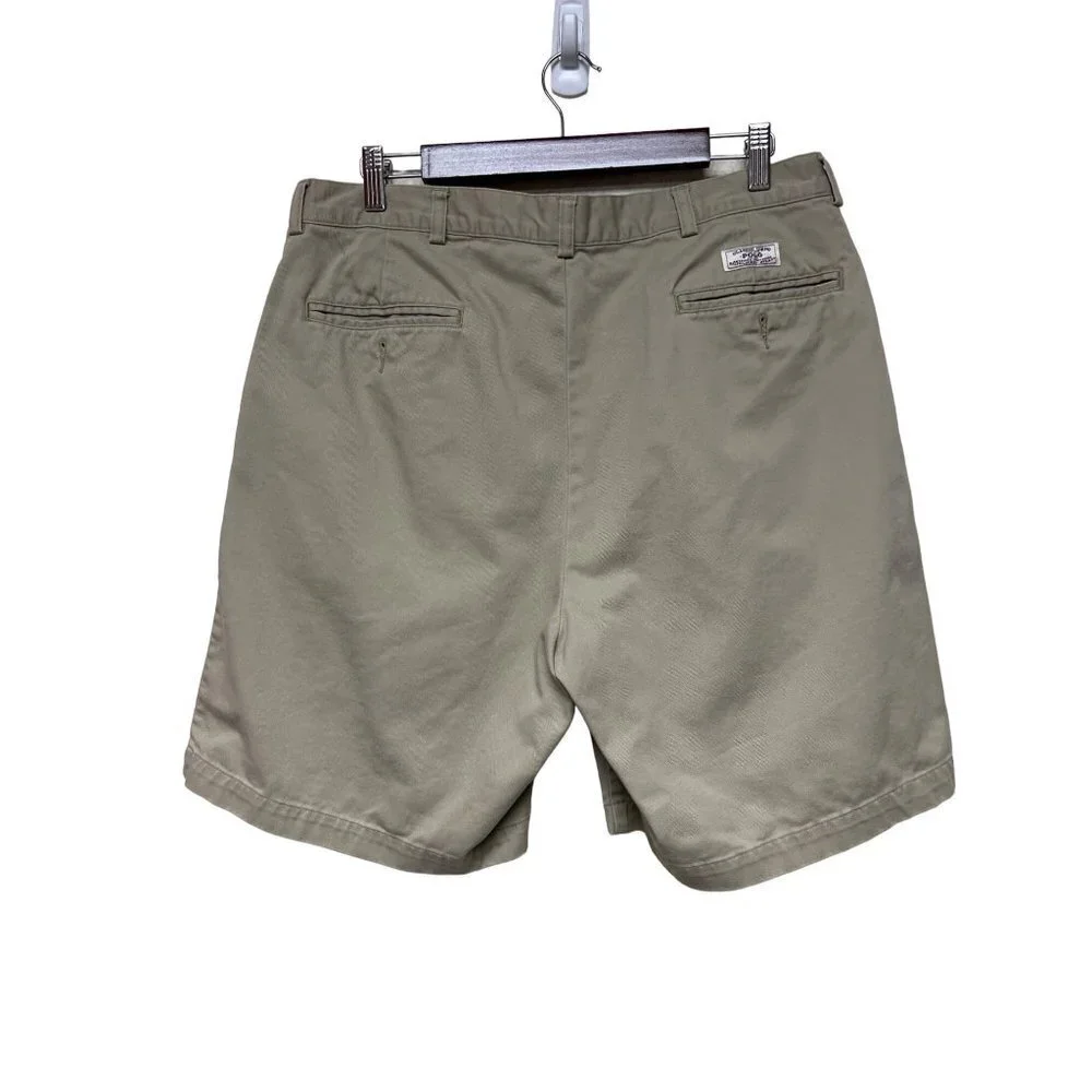Polo Ralph Lauren Khaki Chino 100% Cotton Tyler Shorts Men's Size 36